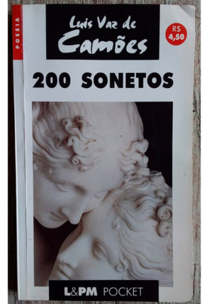 200 sonetos, Luis Vaz de Camões, editora L&PM pocket, livro usado