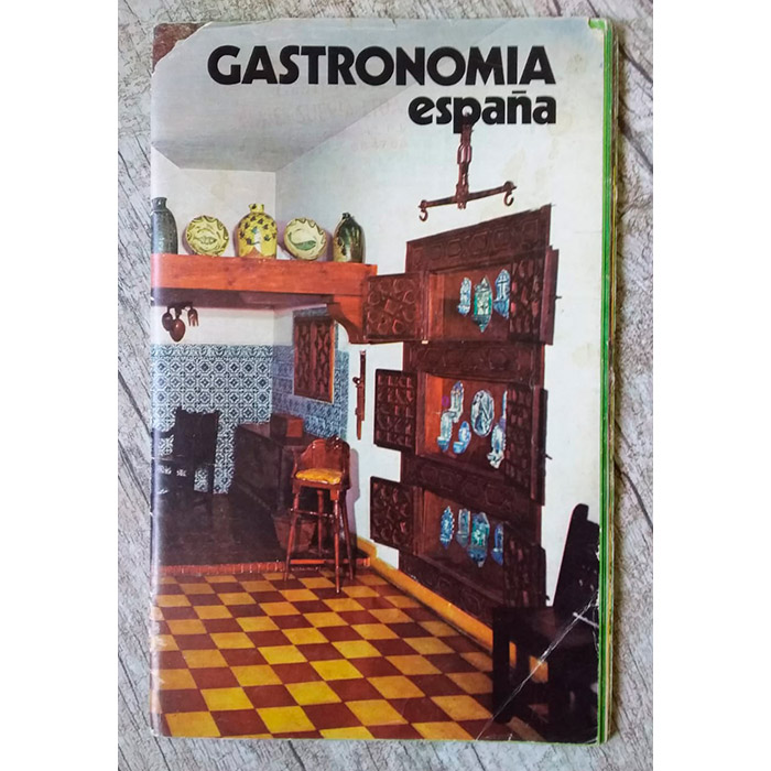 Gastronomia España, publicações del ministerio de informacion y turismo, livro usado