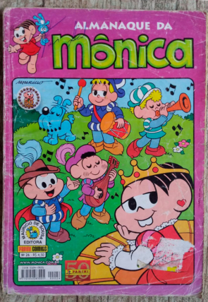 Gibi hq almanaque da Mônica edição 26, Mauricio de Sousa, editora panini comics, gibi usado