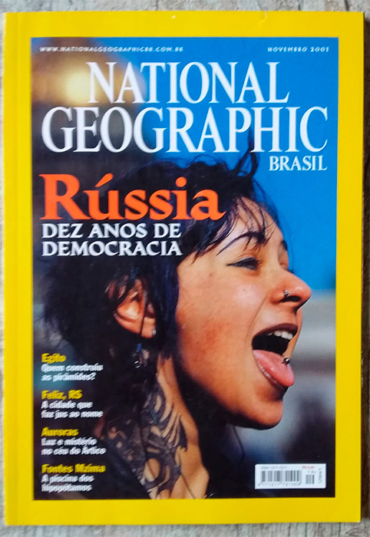 Revista National Geographic Brasil Edição 19, novembro 2001, editora abril