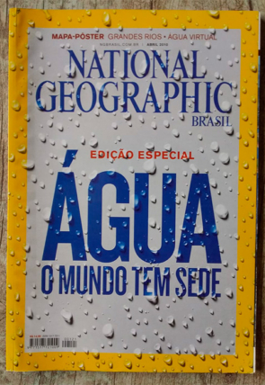 Revista National Geographic Brasil edição 121 Edição Especial Água, abril de 2010, editora abril