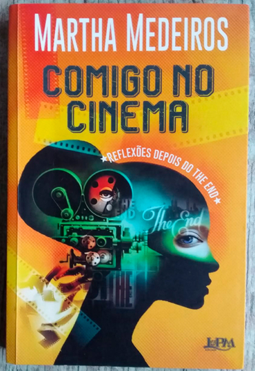 Comigo no cinema, Martha Medeiros, editora L&PM, livro usado