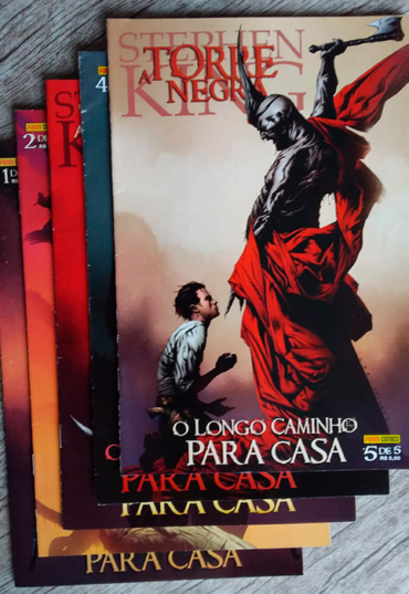 A Torre negra o longo caminho para casa 5 edições, Stephen King, editora panini
