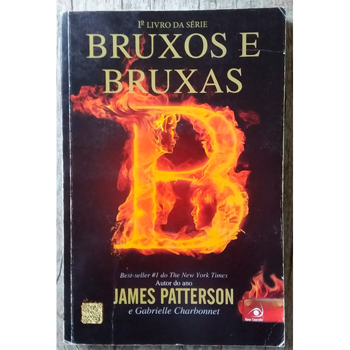 Bruxos e bruxas, James Patterson, editora novo conceito, livro usado