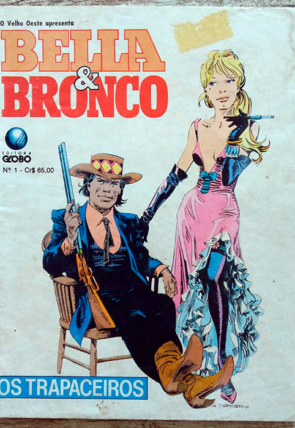 Gibi hq Bella e Bronco, editora globo