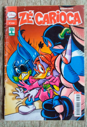 Gibi hq Zé Carioca edição 2389 Disney comics, editora abril, gibi usado