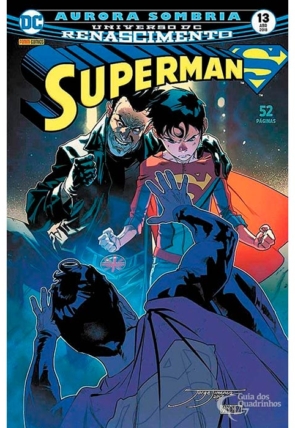 Gibi hq superman 13 aurora sombria, universo DC renascimento, DC comics, editora panini comics