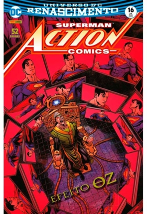 Gibi hq superman action comics 16 efeito Oz, universo DC renascimento, editora panini comics