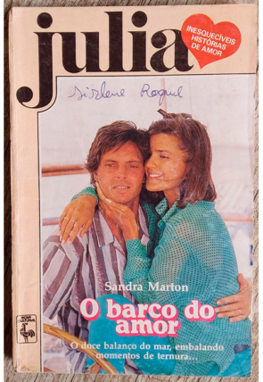 Julia o barco do amor, Sandra Marton, Editora nova cultural, livro usado