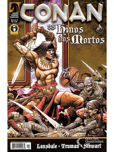 quadrinho conan hinos dos mortos, edição 1, dark horse