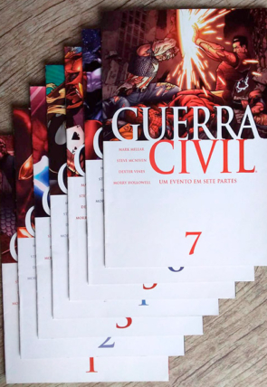 Guerra civil um evento em 7 partes, marvel, editora panini