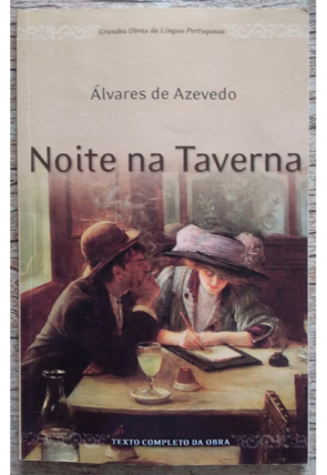 Noite na taverna, Álvares de Azevedo, editora avenida, livro usado