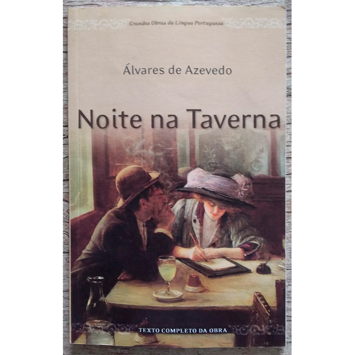 Noite na taverna, Álvares de Azevedo, editora avenida, livro usado