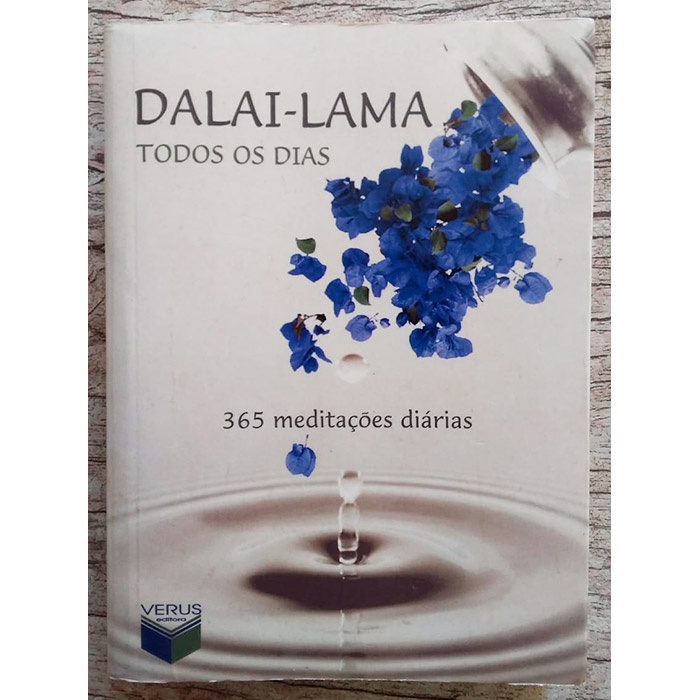Dalai Lama todos os dias 365 meditações diárias, editora verus, livro usado