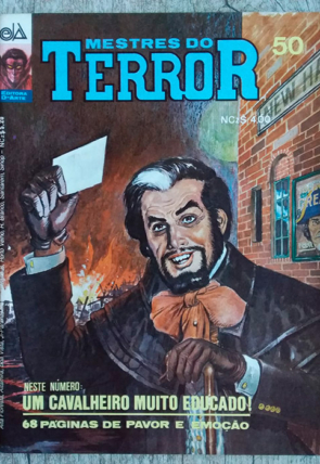 Gibi de terror, revista em quadrinhos Mestres do Terror edição 50, editora D-Arte
