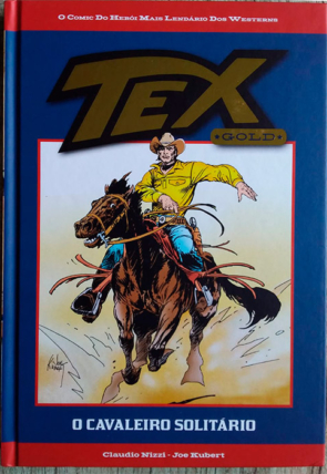 Gibi Tex Gold livro 2 o cavaleiro solitário, Claudio Nizzi e Joe Kubert, editora salvat