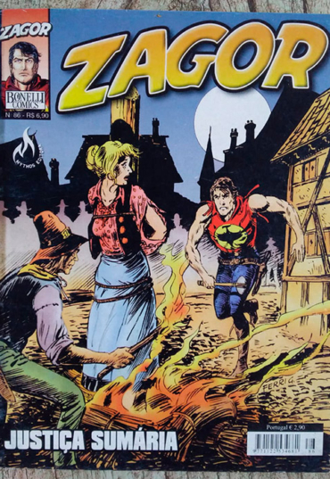 Gibi hq Zagor edição 86 justiça sumária, editora mythos