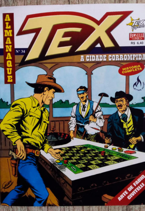 Gibi almanaque Tex edição 34 a cidade corrompida, editora mythos