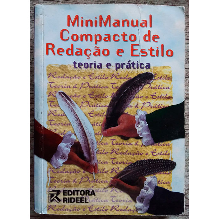 Minimanual compacto de redação e estilo, Ana Tereza Pinto de Oliveira, Editora Rideel, livro usado