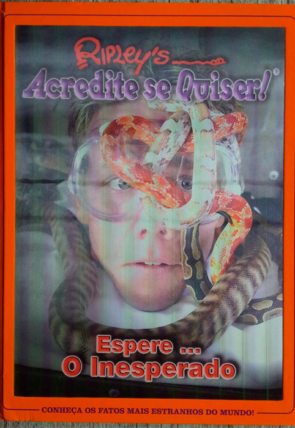 Ripley's acredite se quiser, espere o inesperado, editora Miles Kelly Publishing, livro usado