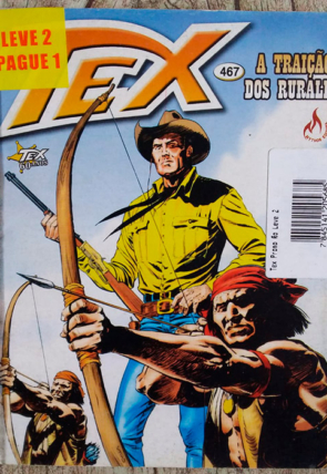 gibi hq Tex 467 a traição dos rurales, editora mythos