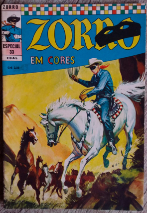 gibi Zorro especial edição 33 em cores, editora Ebal