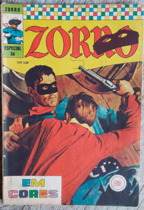gibi Zorro especial edição 34 em cores, editora Ebal, usado