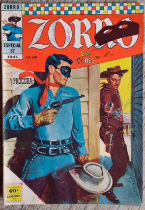 gibi Zorro especial edição 37 em cores, editora Ebal, usado