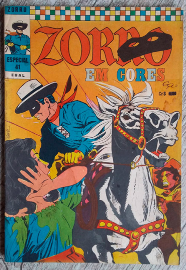 gibi Zorro especial edição 41 em cores, editora Ebal, usado