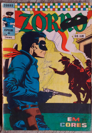 gibi Zorro especial edição 45 em cores, editora Ebal, usado