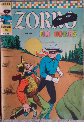 gibi Zorro especial edição 46 em cores, editora Ebal, usado