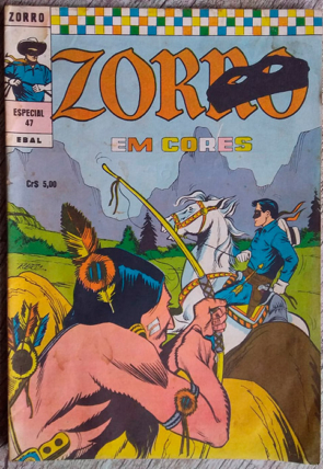 gibi Zorro especial edição 47 em cores, editora Ebal, usado
