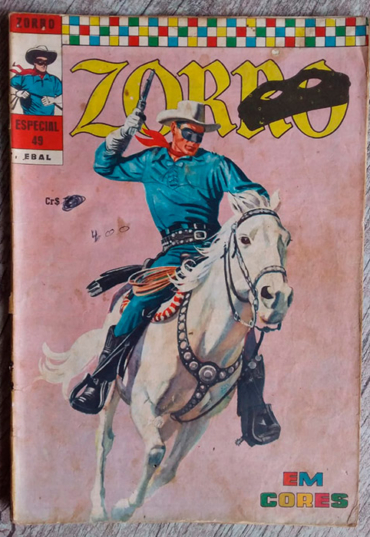 gibi Zorro especial edição 49 em cores, editora Ebal, usado
