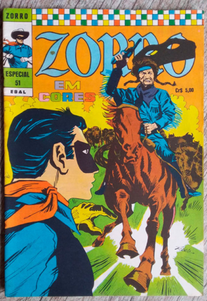 gibi Zorro especial edição 51 em cores, editora Ebal, usado