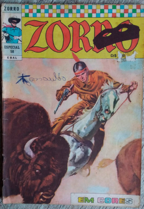gibi Zorro especial edição 58 em cores, editora Ebal, usado
