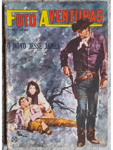 gibi fotonovela foto aventuras 62 o novo Jesse James, editora ediex