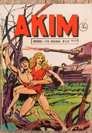 Gibi Akim edição 180, editora noblet, história em quadrinhos