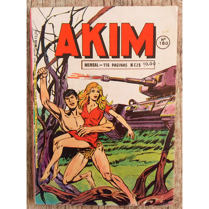 Gibi Akim edição 180, editora noblet, história em quadrinhos