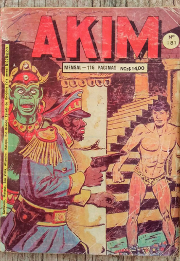 Gibi Akim edição 181, editora noblet, história em quadrinhos