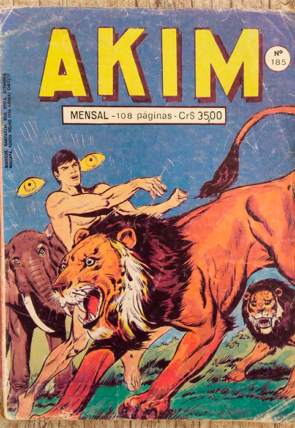Gibi Akim edição185, editora noblet, história em quadrinhos