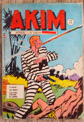 Gibi Akim edição 25, editora noblet, história em quadrinhos