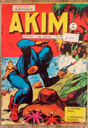Gibi Akim 66, editora noblet, história em quadrinhos