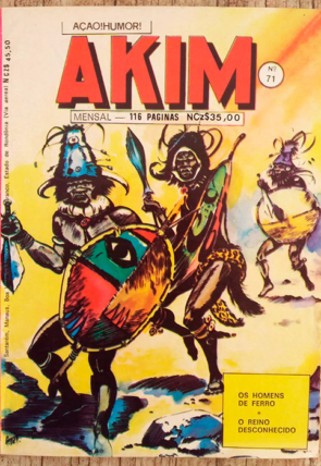Gibi Akim 71, editora noblet, história em quadrinhos