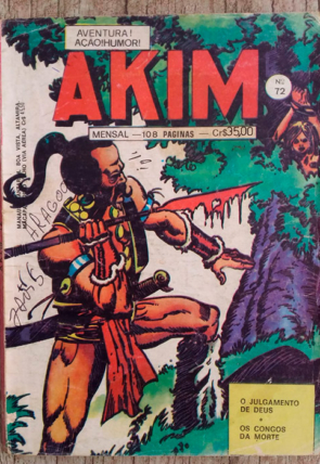 Gibi Akim 72, editora noblet, história em quadrinhos