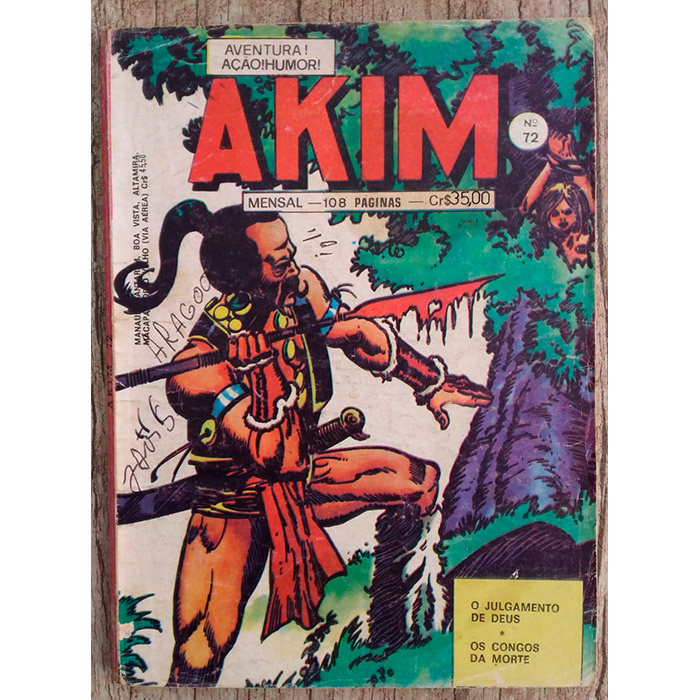 Gibi Akim 72, editora noblet, história em quadrinhos