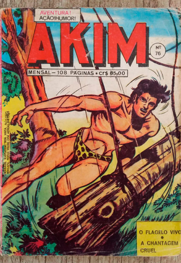 Gibi Akim 76, editora noblet, história em quadrinhos