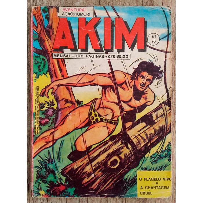 Gibi Akim 76, editora noblet, história em quadrinhos