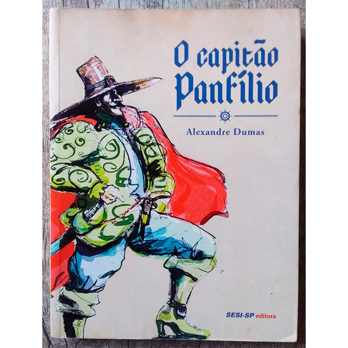 O capitão Panfílio, Alexandre Dumas, editora SESI-SP, livro usado
