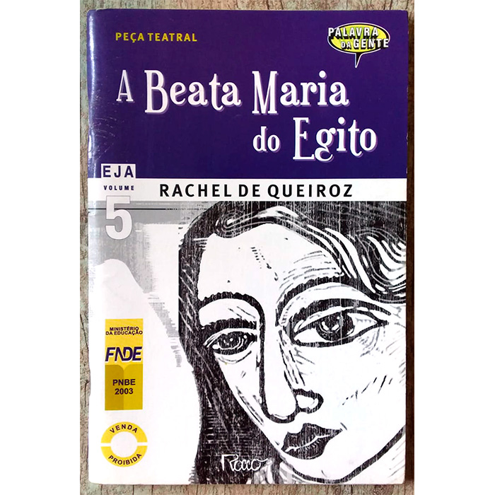 A beata Maria do Egito, Rachel de Queiroz, editora rocco, livro usado
