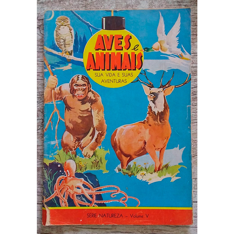 Gibi hq aves e animais sua vida e suas aventuras, série natureza volume V, editora casa publicadora brasileira